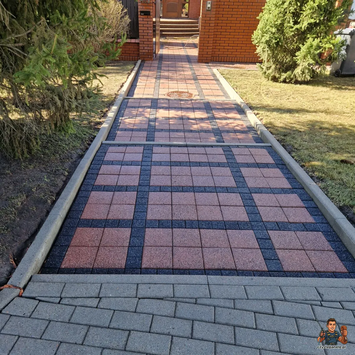Realizacja Mycie ciśnieniowe kostki brukowej Elbląg